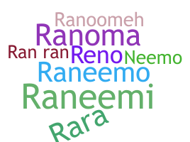 နာမ်မြောက်မည့်အမည် - Raneem