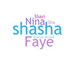 နာမ်မြောက်မည့်အမည် - Sharina
