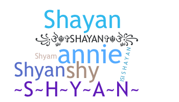 နာမ်မြောက်မည့်အမည် - Shyan