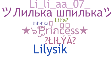 နာမ်မြောက်မည့်အမည် - Liliya