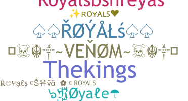 နာမ်မြောက်မည့်အမည် - Royals
