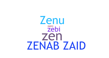 နာမ်မြောက်မည့်အမည် - Zenab