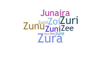 နာမ်မြောက်မည့်အမည် - Zunaira