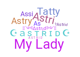 နာမ်မြောက်မည့်အမည် - Astrid