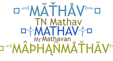 နာမ်မြောက်မည့်အမည် - Mathav