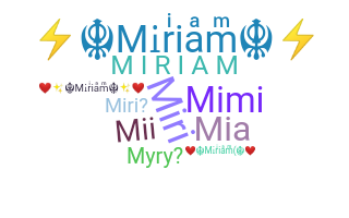 နာမ်မြောက်မည့်အမည် - Miriam
