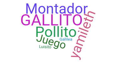 နာမ်မြောက်မည့်အမည် - Gallito