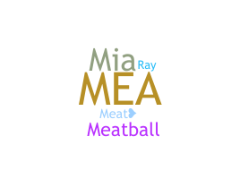 နာမ်မြောက်မည့်အမည် - MEAT