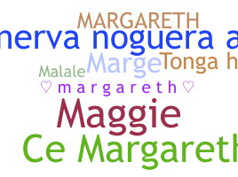 နာမ်မြောက်မည့်အမည် - Margareth