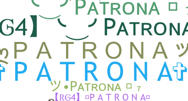 နာမ်မြောက်မည့်အမည် - Patrona