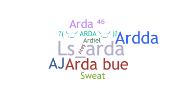 နာမ်မြောက်မည့်အမည် - arda