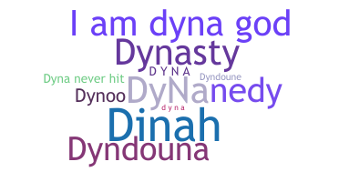 နာမ်မြောက်မည့်အမည် - Dyna
