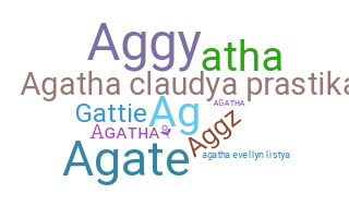 နာမ်မြောက်မည့်အမည် - Agatha