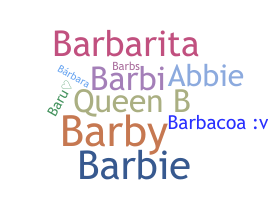 နာမ်မြောက်မည့်အမည် - Barbara