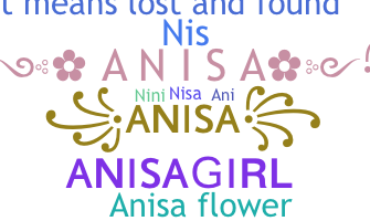 နာမ်မြောက်မည့်အမည် - Anisa