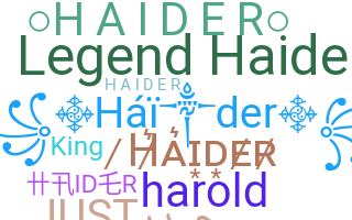 နာမ်မြောက်မည့်အမည် - Haider