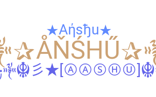 နာမ်မြောက်မည့်အမည် - Anshu