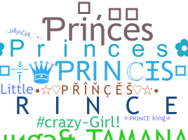 နာမ်မြောက်မည့်အမည် - Princes