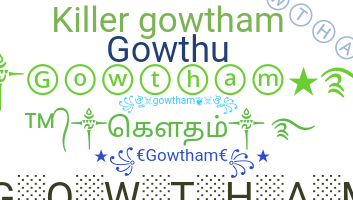 နာမ်မြောက်မည့်အမည် - Gowtham
