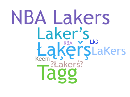 နာမ်မြောက်မည့်အမည် - Lakers