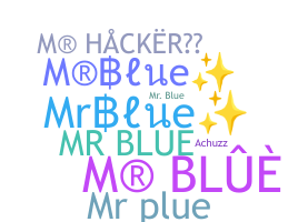 နာမ်မြောက်မည့်အမည် - MrBlue