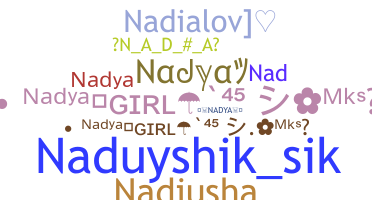နာမ်မြောက်မည့်အမည် - Nadya