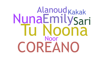 နာမ်မြောက်မည့်အမည် - Noona