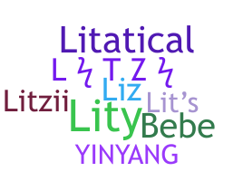 နာမ်မြောက်မည့်အမည် - Litzi