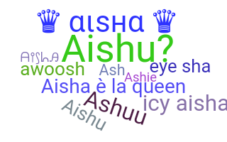 နာမ်မြောက်မည့်အမည် - Aisha