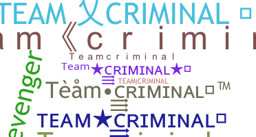 နာမ်မြောက်မည့်အမည် - Teamcriminal