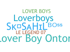 နာမ်မြောက်မည့်အမည် - loverboys