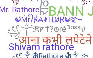 နာမ်မြောက်မည့်အမည် - Rathore