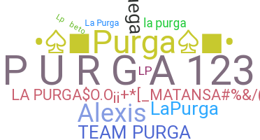 နာမ်မြောက်မည့်အမည် - Purga