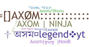 နာမ်မြောက်မည့်အမည် - Axom