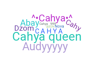 နာမ်မြောက်မည့်အမည် - Cahya