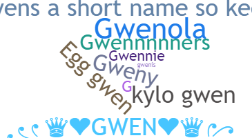 နာမ်မြောက်မည့်အမည် - gwen