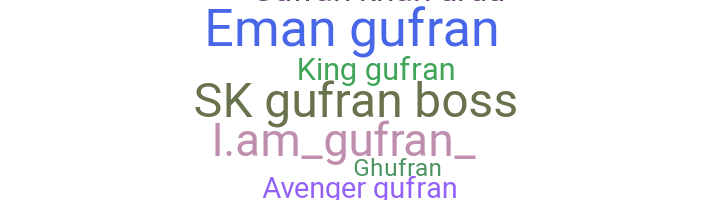 နာမ်မြောက်မည့်အမည် - Gufran