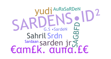 နာမ်မြောက်မည့်အမည် - Sarden