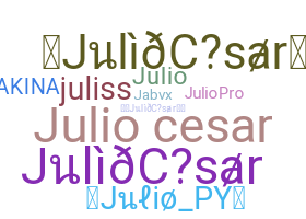 နာမ်မြောက်မည့်အမည် - JulioCesar
