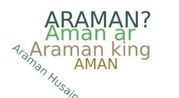 နာမ်မြောက်မည့်အမည် - Araman
