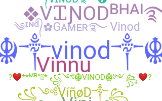 နာမ်မြောက်မည့်အမည် - Vinod