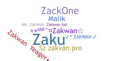 နာမ်မြောက်မည့်အမည် - Zakwan