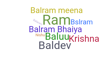 နာမ်မြောက်မည့်အမည် - Balram