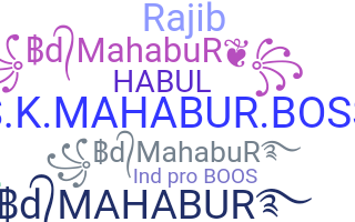 နာမ်မြောက်မည့်အမည် - Mahabur