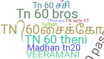 နာမ်မြောက်မည့်အမည် - TN60