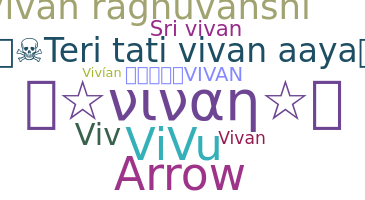နာမ်မြောက်မည့်အမည် - vivan