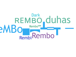 နာမ်မြောက်မည့်အမည် - rembo