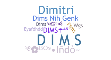 နာမ်မြောက်မည့်အမည် - DimS