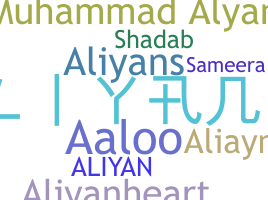 နာမ်မြောက်မည့်အမည် - Aliyan