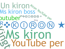 နာမ်မြောက်မည့်အမည် - Kiron